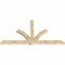 Ekena Millwork Redmond Rough Sawn Timber Gable Bracket, Douglas Fir, 108"W x 58"H x 4"D x 6"F, 13/12 Pitch GBW108X58X0406RED00RDF - alternate 3